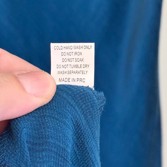 Verge Girl Au Revoir Dress Women 8 Blue Maxi Cut Out Formal Party Silky Wedding - Picture 10 of 11